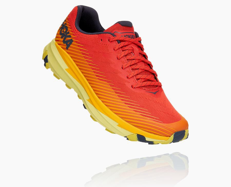 Hoka Mens Trail Shoes NZ - Hoka One One Torrent 2 Red (PBZ617392)